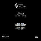 Solitaire With Butterfly Diamond Studs