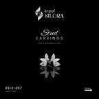 Pear Diamond With Butterfly Studs