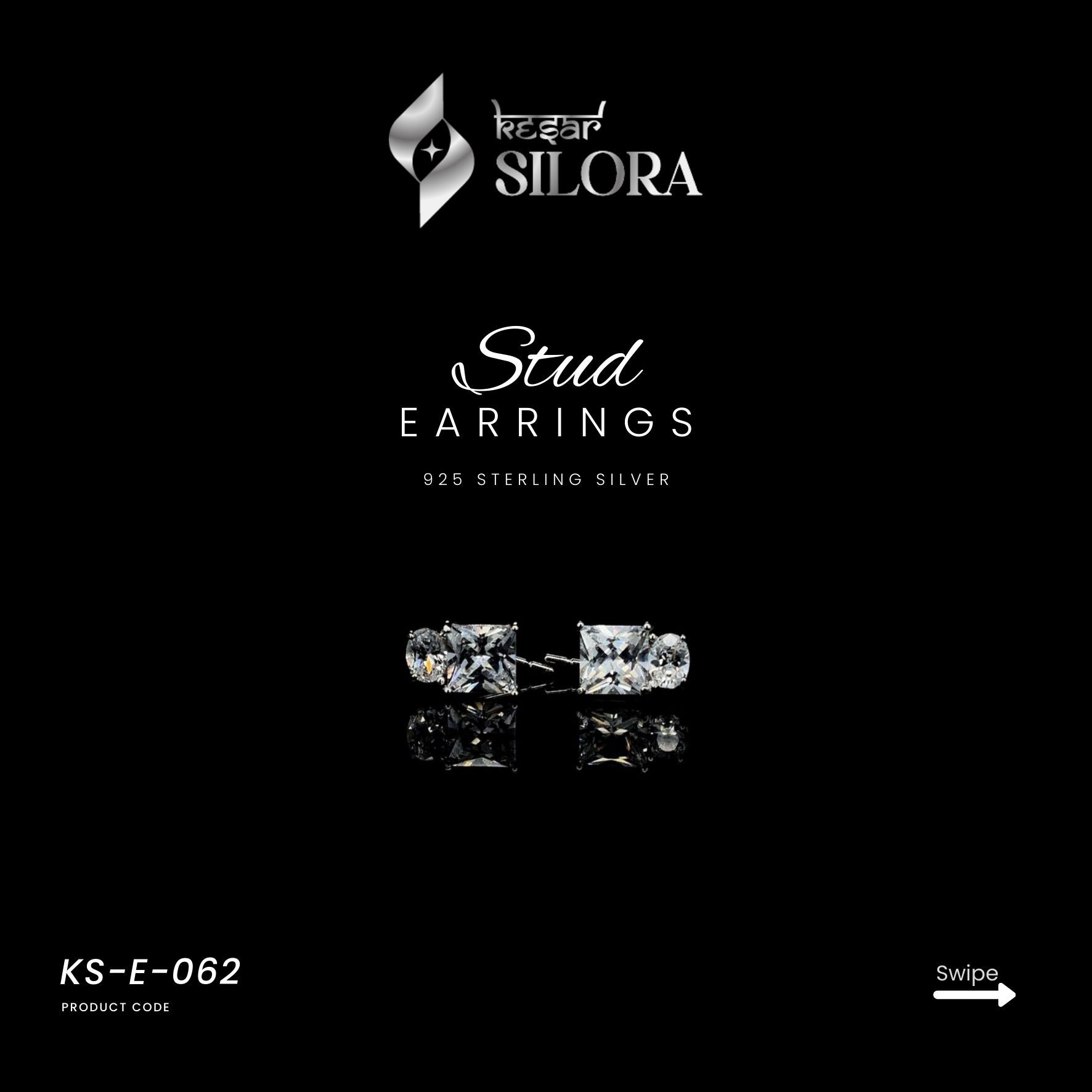 Solitaire & Princess Diamond Studs