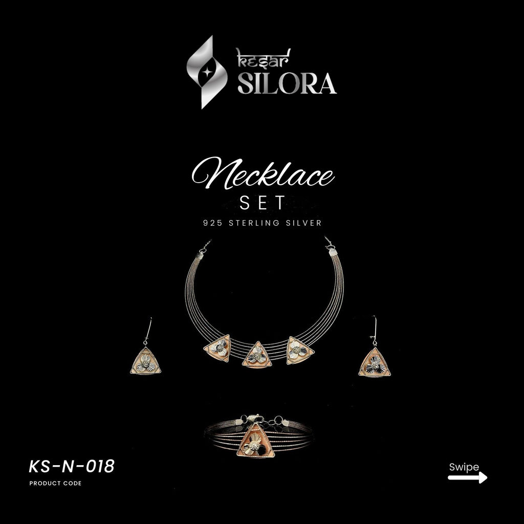 Triangle Form Necklace Set