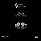Soliatre With Tear Drop Studs